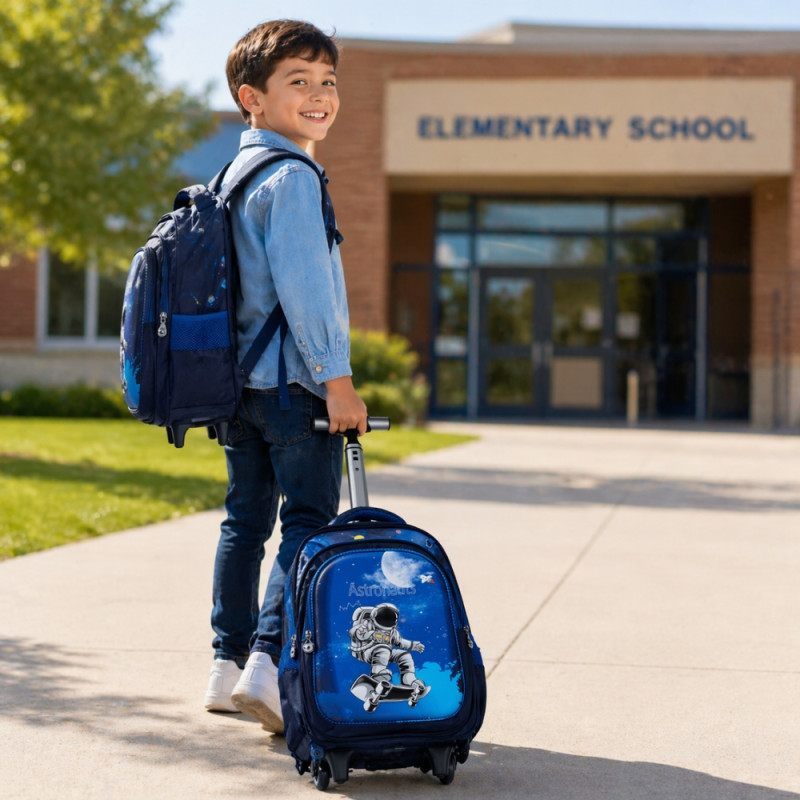 Kids' 3-Piece Astronaut Galactic Adventure Set – Deep Space Blue