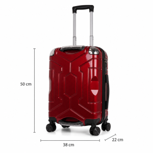 Red Hardshell Travel Suitcase - 50cm