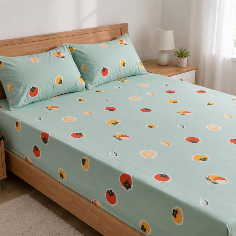 Fruit Pattern Bedding Set – (Single Size)