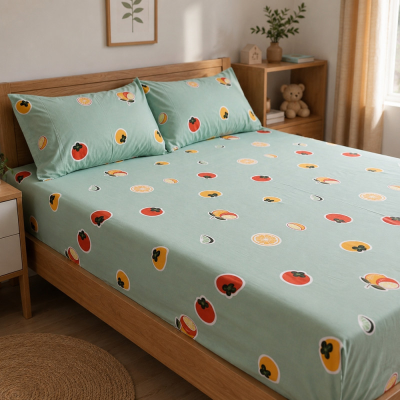 Fruit Pattern Bedding Set – (Single Size)