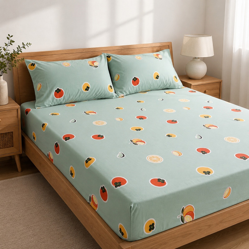 Fruit Pattern Bedding Set – (Single Size)