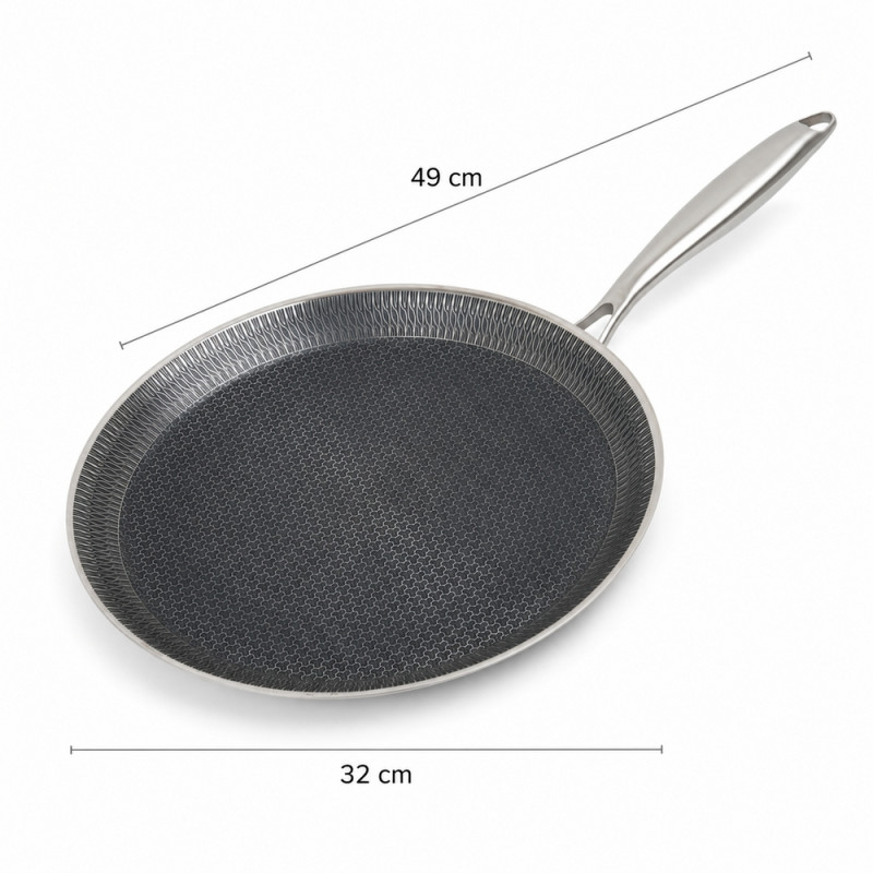 Non-Stick Frying Pan – Silver (Medium)