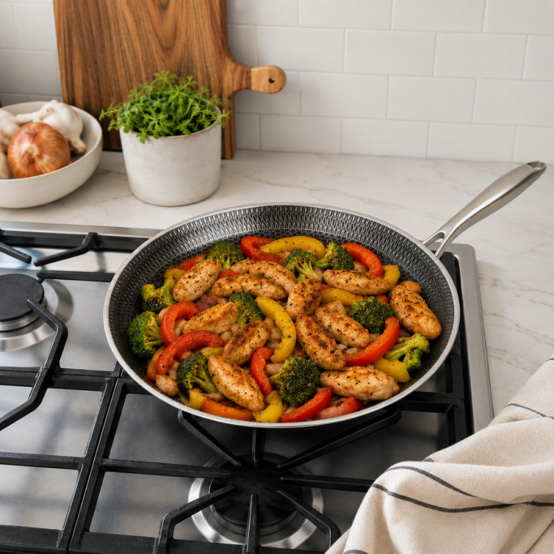 Non-Stick Frying Pan – Silver (Medium)