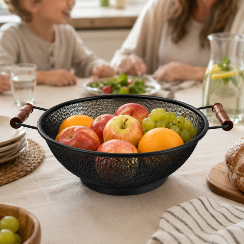 Mesh Fruit Basket with Handles 