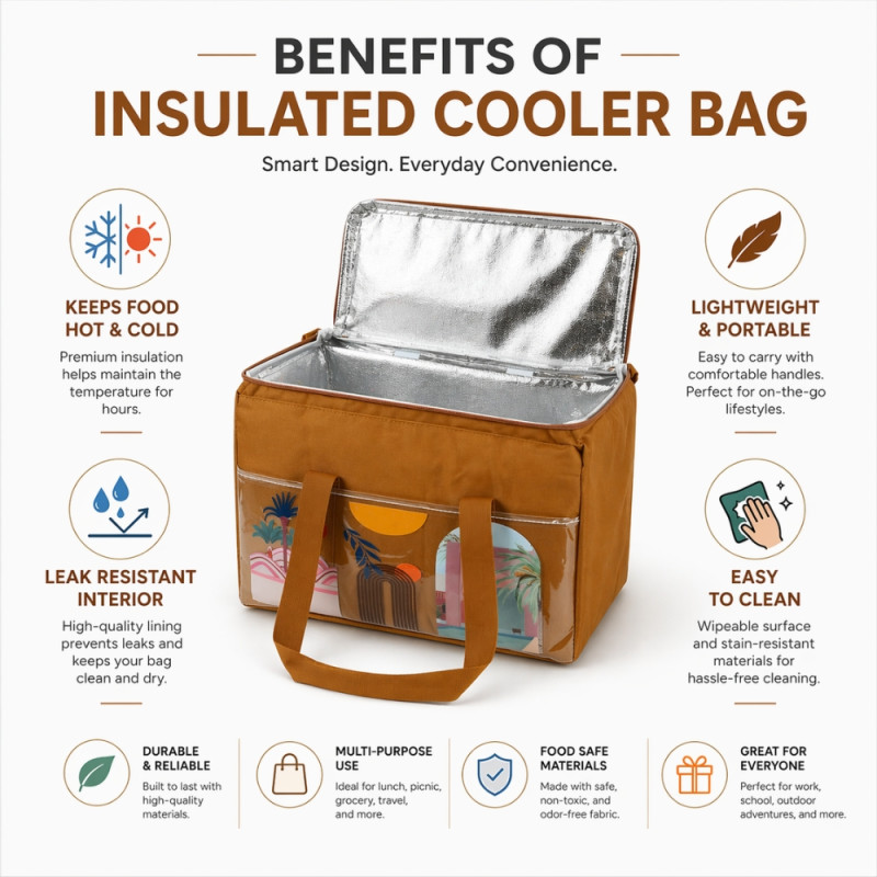 Insulated Large Thermal Lunch Bag