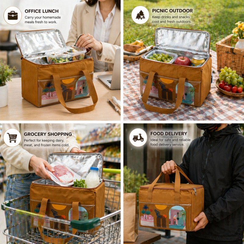 Insulated Large Thermal Lunch Bag