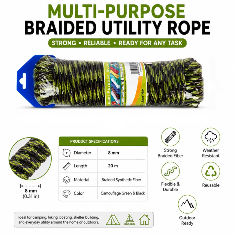 Modern Rope – black Premium Quality (20 meters)