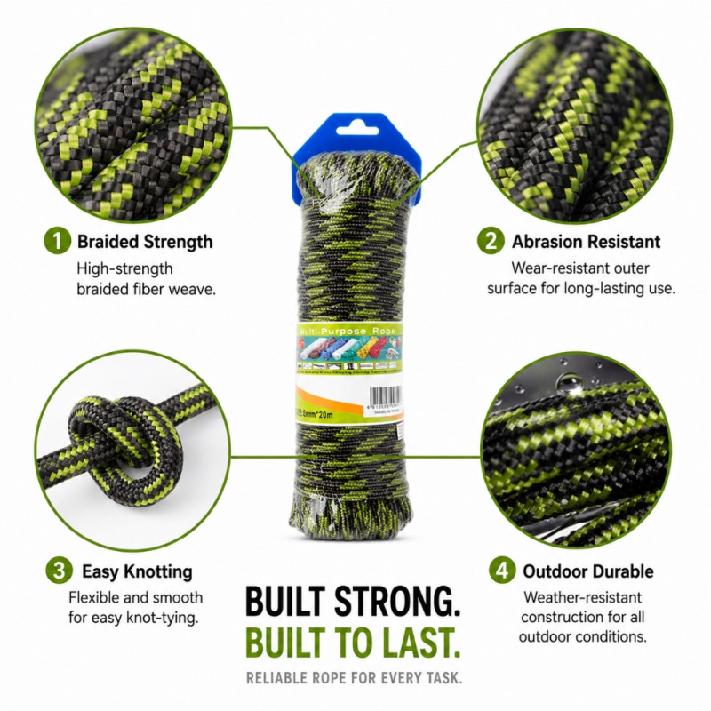 Modern Rope – black Premium Quality (20 meters)