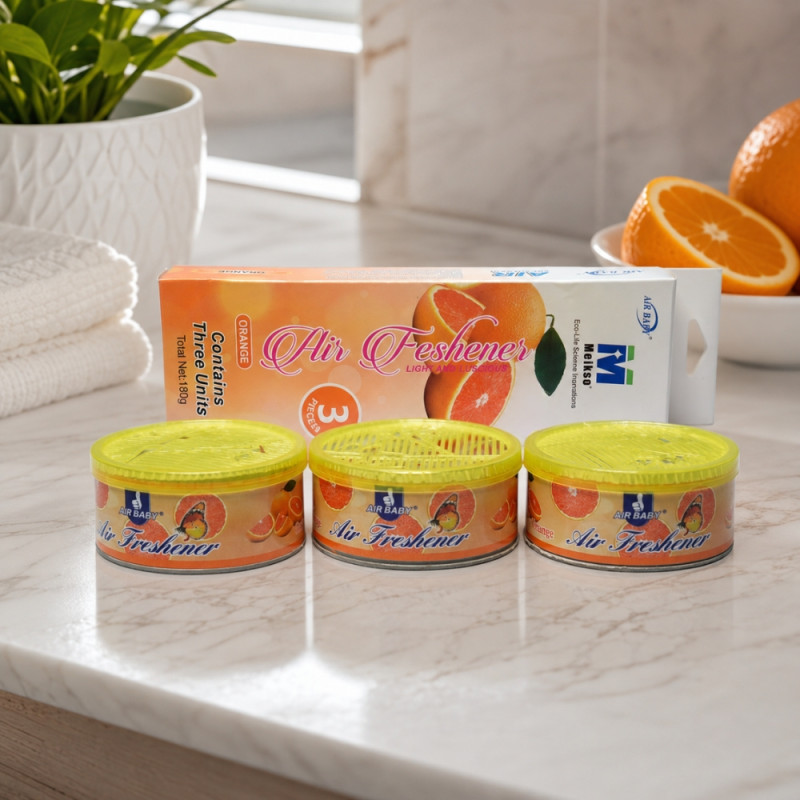 3-Piece Air Freshener – Orange