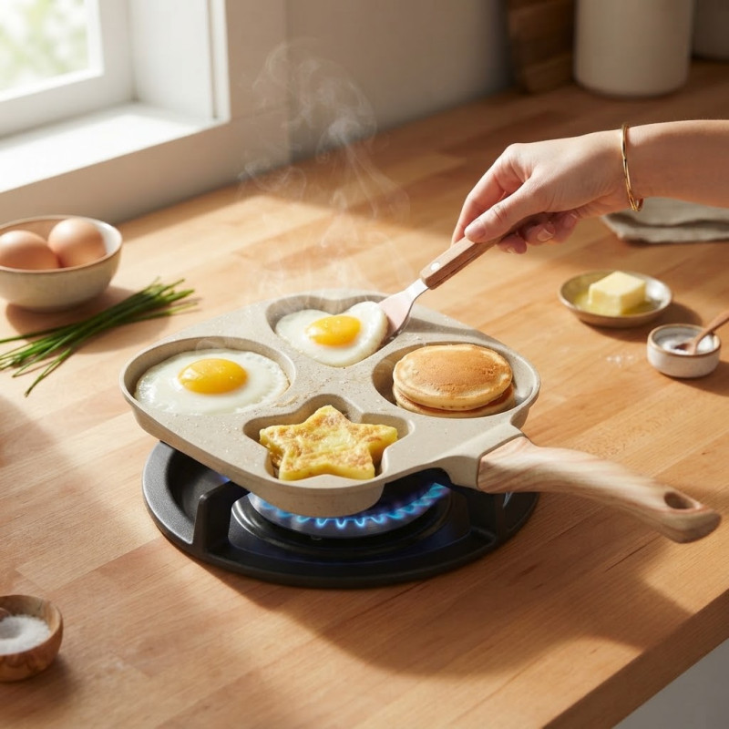 Heart-Shaped Pancake Pan