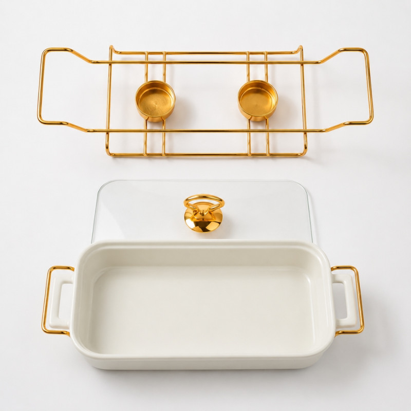 Premium Ceramic Buffet Warmer