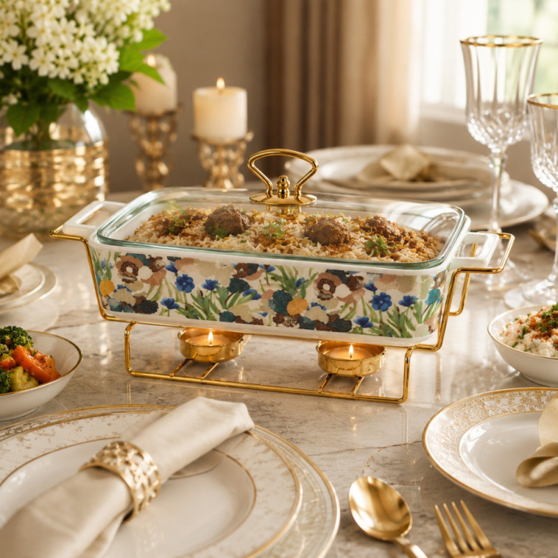 Premium Ceramic Buffet Warmer