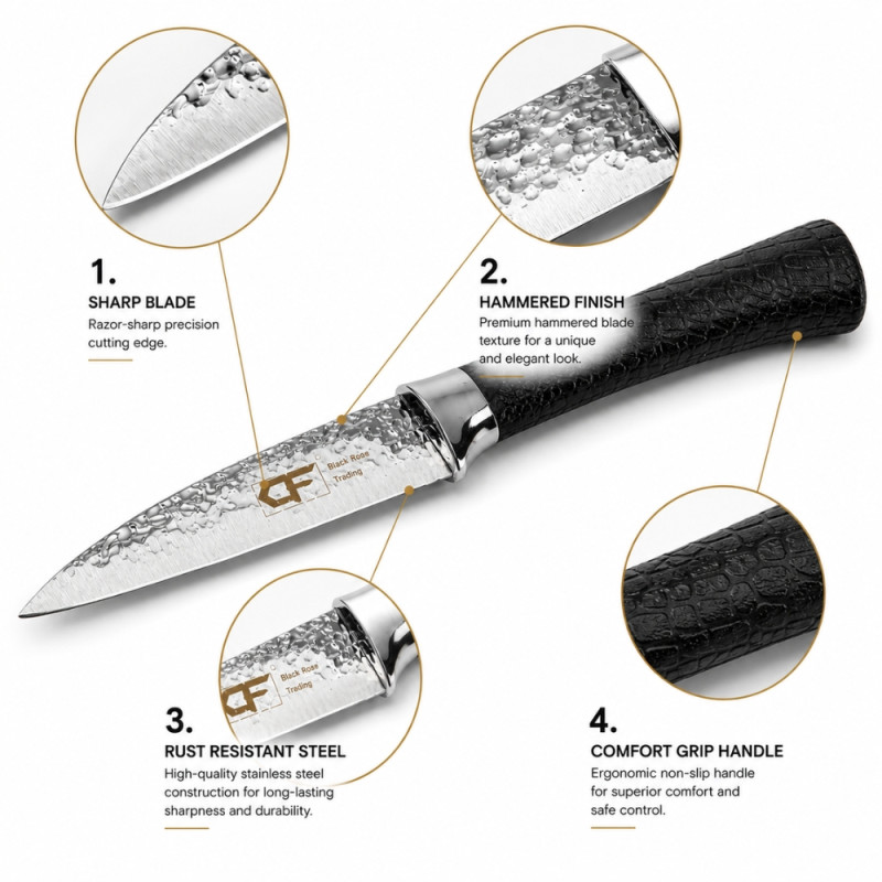 Classic Knife – Silver Premium Quality (20cm)