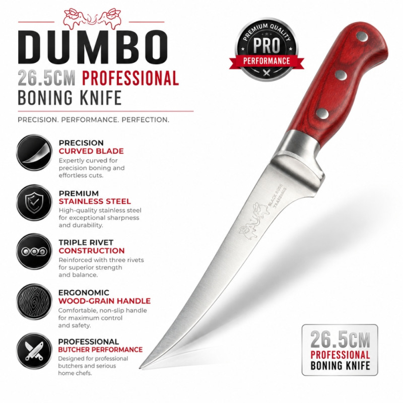 Professional Knife – Silver Premium Quality (27cm)