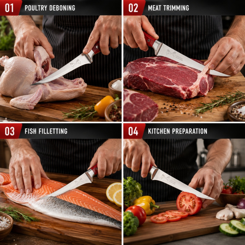 Professional Knife – Silver Premium Quality (27cm)