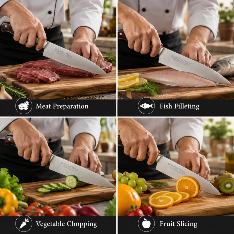 Elegant Knife – Black Premium Quality (34cm)
