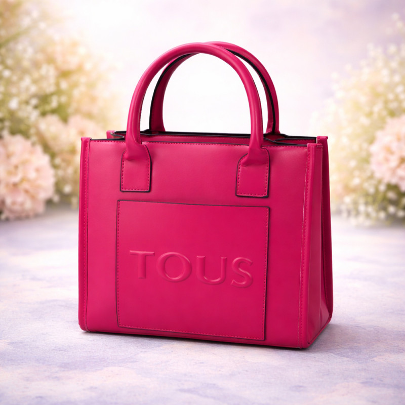 TOUS Urban Chic Ladies' Handbag – Vibrant Magenta (28cm)