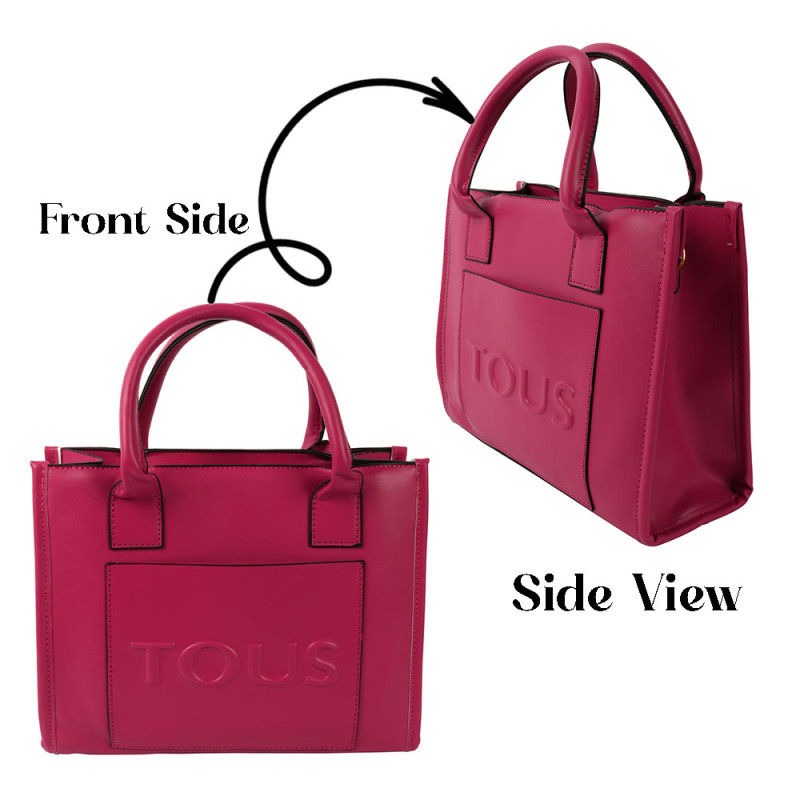 TOUS Urban Chic Ladies' Handbag – Vibrant Magenta (28cm)