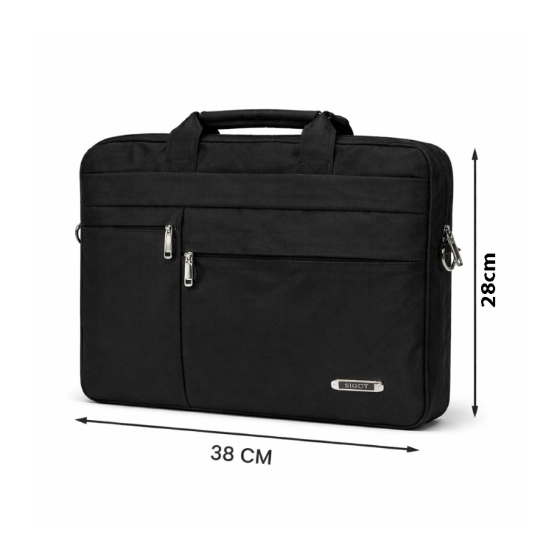 Sigot Professional Executive Office Briefcase – Black
