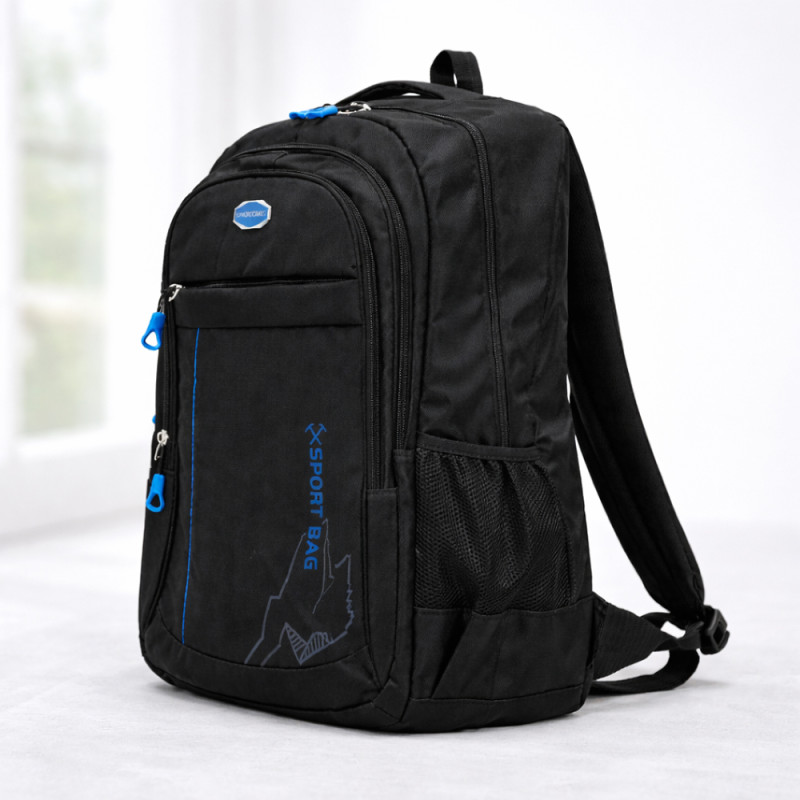 Pro-Series 50cm Large Sports Backpack – Sleek Black