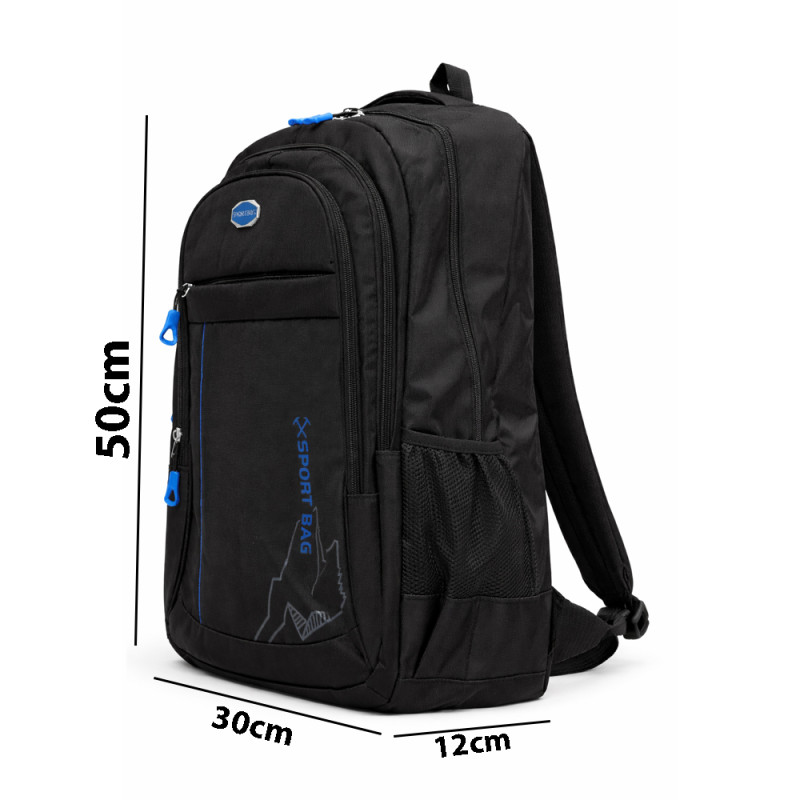 Pro-Series 50cm Large Sports Backpack – Sleek Black