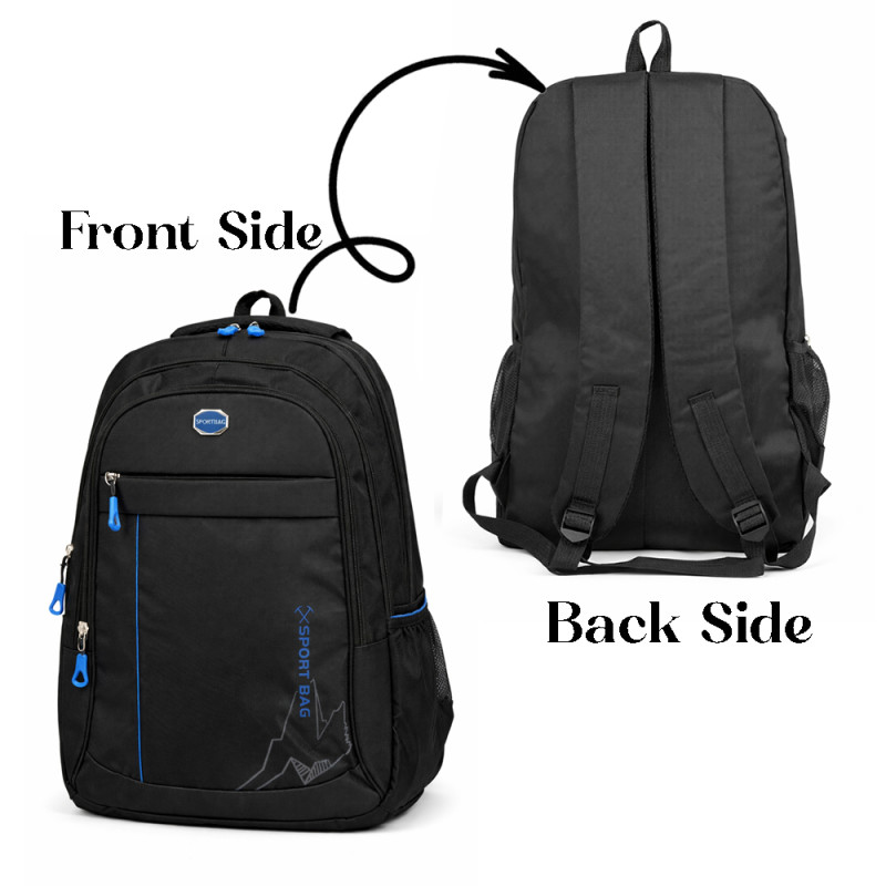 Pro-Series 50cm Large Sports Backpack – Sleek Black