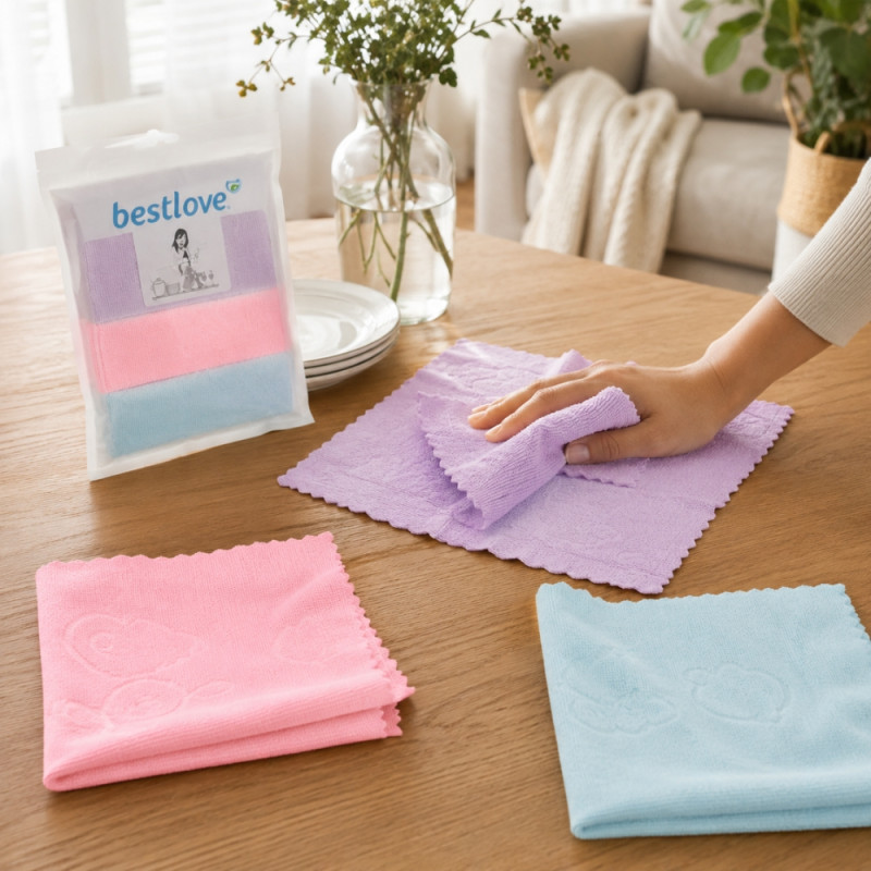 Microfiber Cleaning Cloth Set - 6pcs