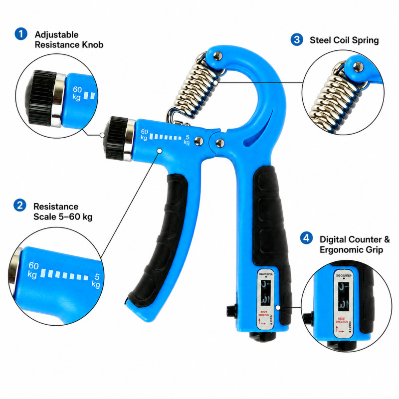 Adjustable Resistance Grip