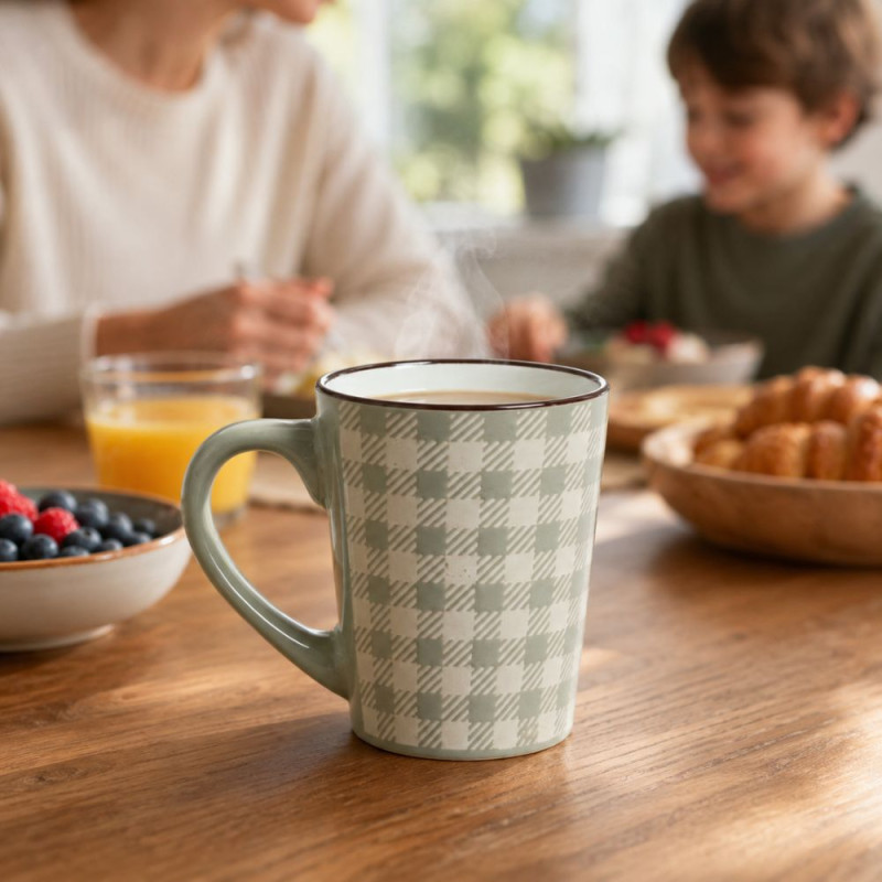 Plaid Coffee Mug