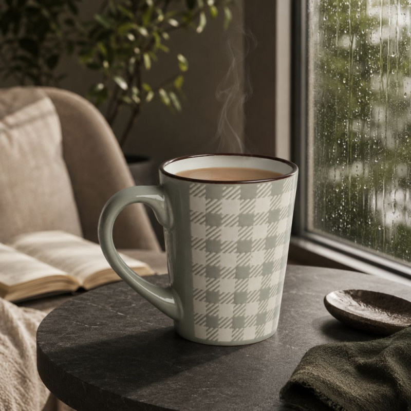 Plaid Coffee Mug