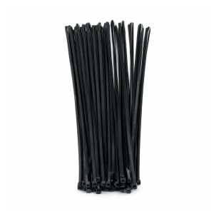 100-Piece Heavy-Duty Black Nylon Cable Ties – Black (150mm x 3.8mm) 100-Piece Heavy-Duty Black Nylon Cable Ties – Black (150mm x 3.8mm)