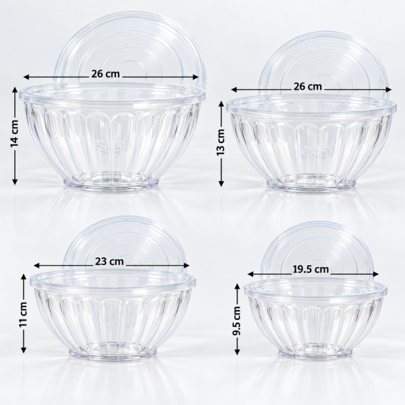 4-Piece Bowl Set