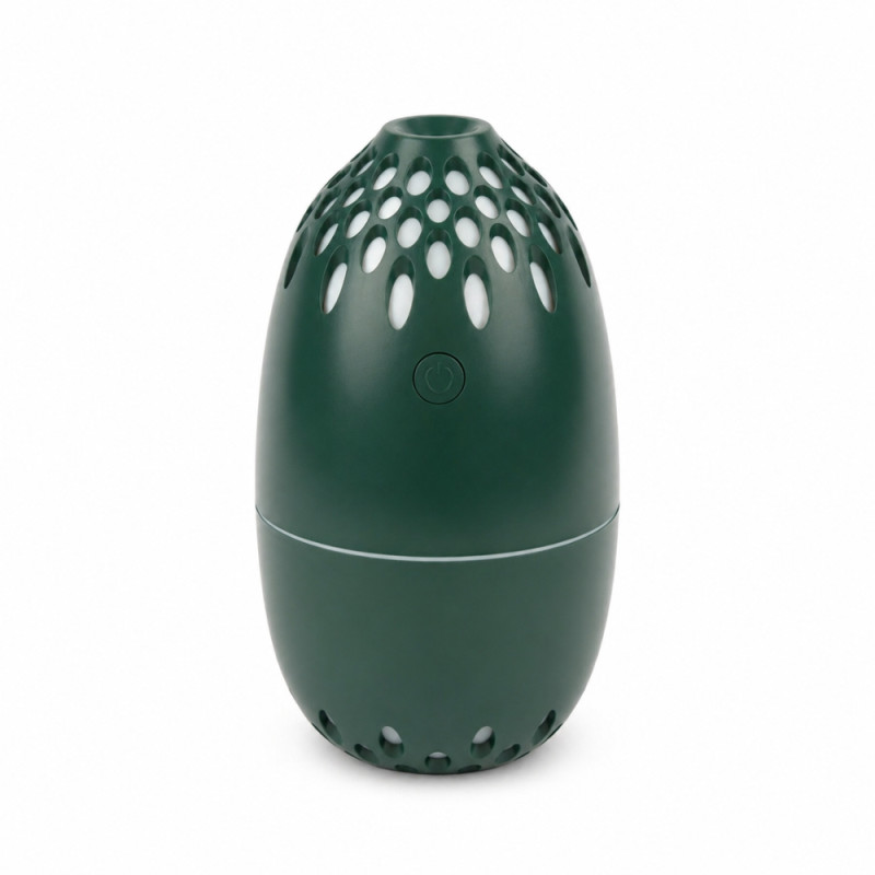 Professional Portable USB Cool Mist Humidifier & Aroma Diffuser – Forest Green (16cm)