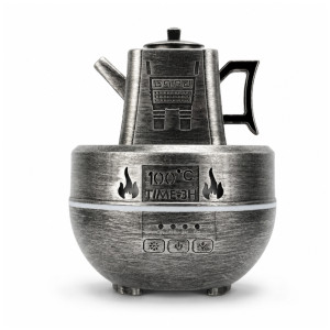 Retro Teapot-Shaped Ultrasonic Essential Oil Diffuser and Cool Mist Humidifier – 14 x 11.5cm – Silver Retro Teapot-Shaped Ultrasonic Essential Oil Diffuser and Cool Mist Humidifier – 14 x 11.5cm – Silver