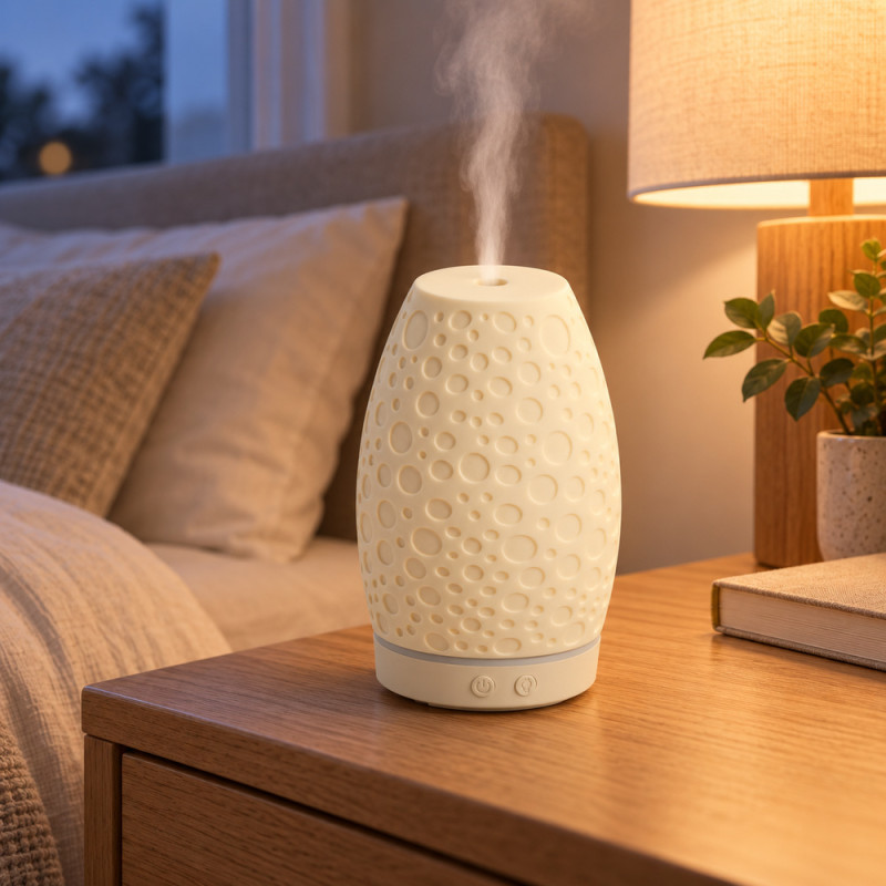 Humidifier with Bubble Texture