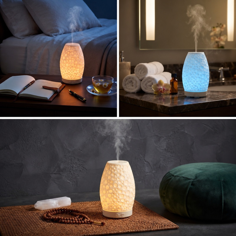 Humidifier with Bubble Texture