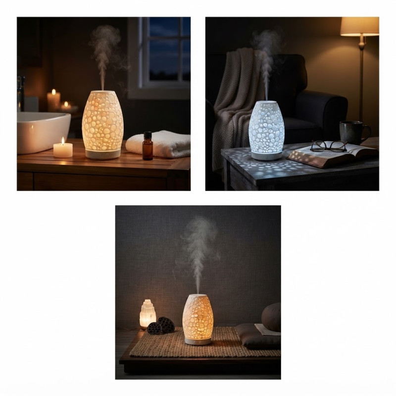 Humidifier with Bubble Texture
