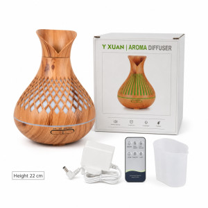 Forest Born Humidifier Designed for Fresh Air &amp; Healthy Living – Wooden (H-22cm)