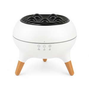 Professional Dynamic Jellyfish Aroma Diffuser & Humidifier – White & Wooden (15cm)