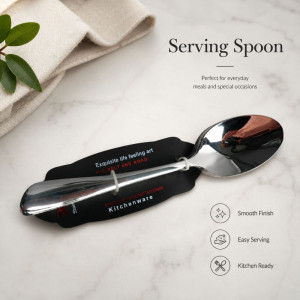 Stainless Steel Dessert Spoon Set - 4pcs
