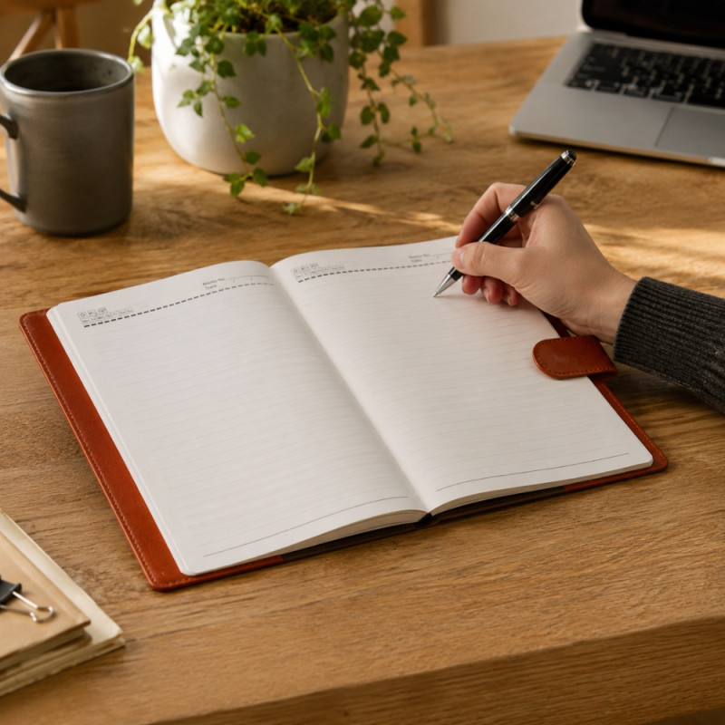 Leather Writing Journal – Brown (38)