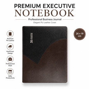 Elegant notebook – Black Premium Quality (26 x 19 cm)