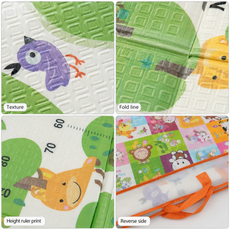 Folding Play Mat Set – Green