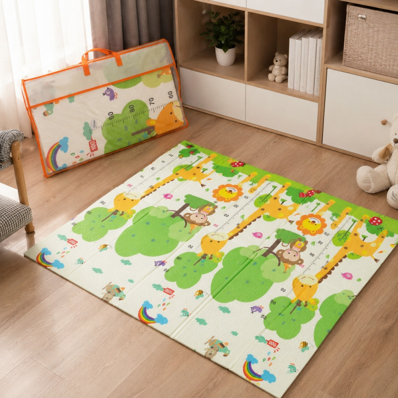 Folding Play Mat Set – Green