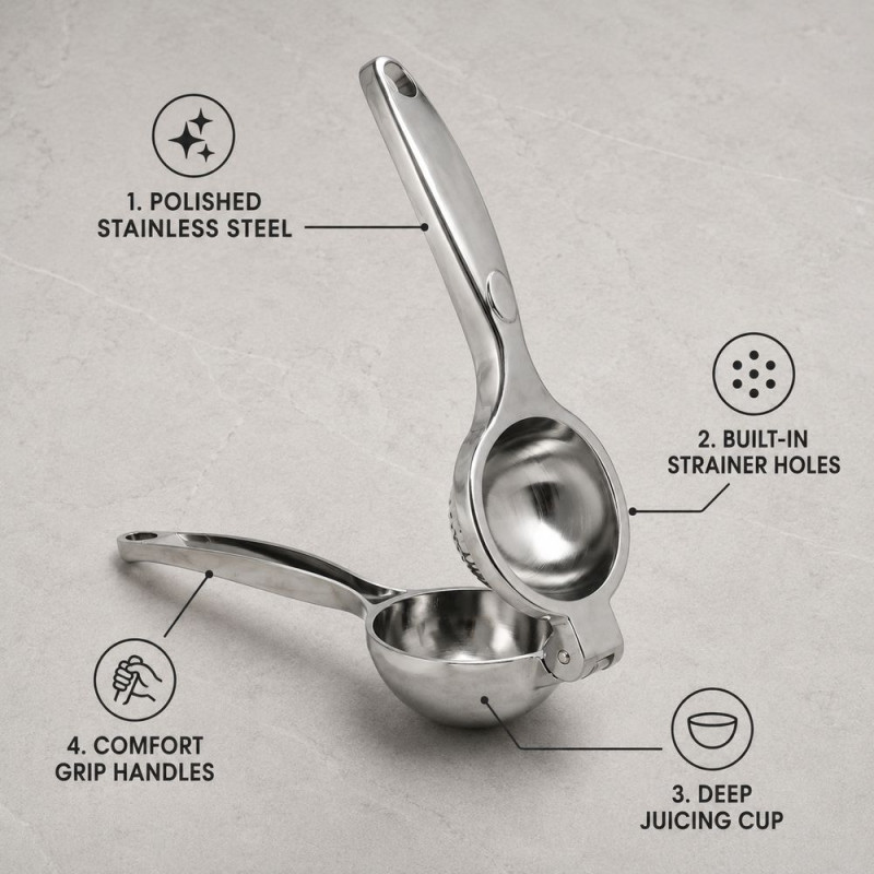Stainless Steel Lemon Squeezer