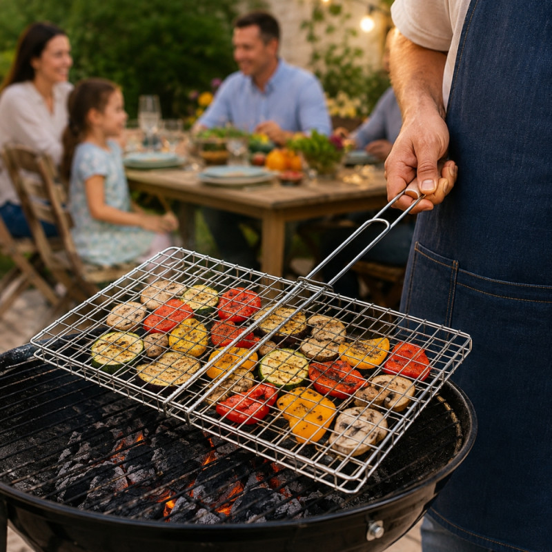 BBQ Grill Basket Large - 67cm