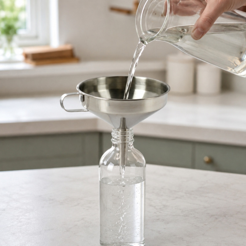 Bold Build Funnel Designed for Everyday Cooking & Kitchen Excellence – Sulver (H-13cm X W-15cm)