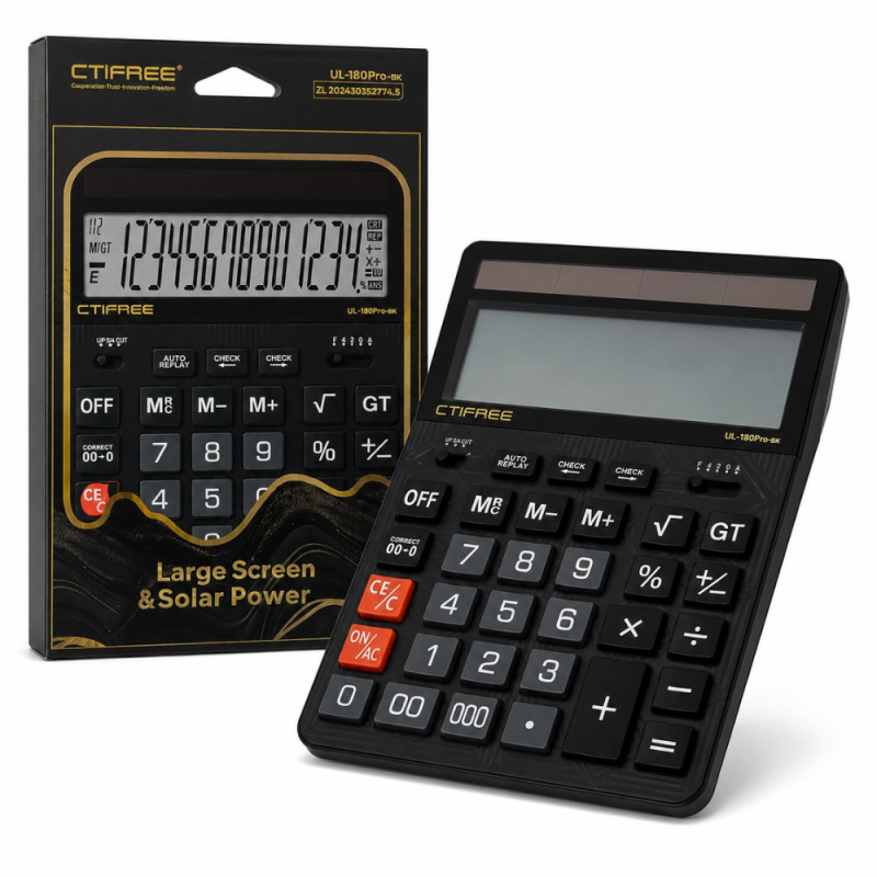 Digital Calculator - 14 Digits Ultra Large Display Desktop Calculator