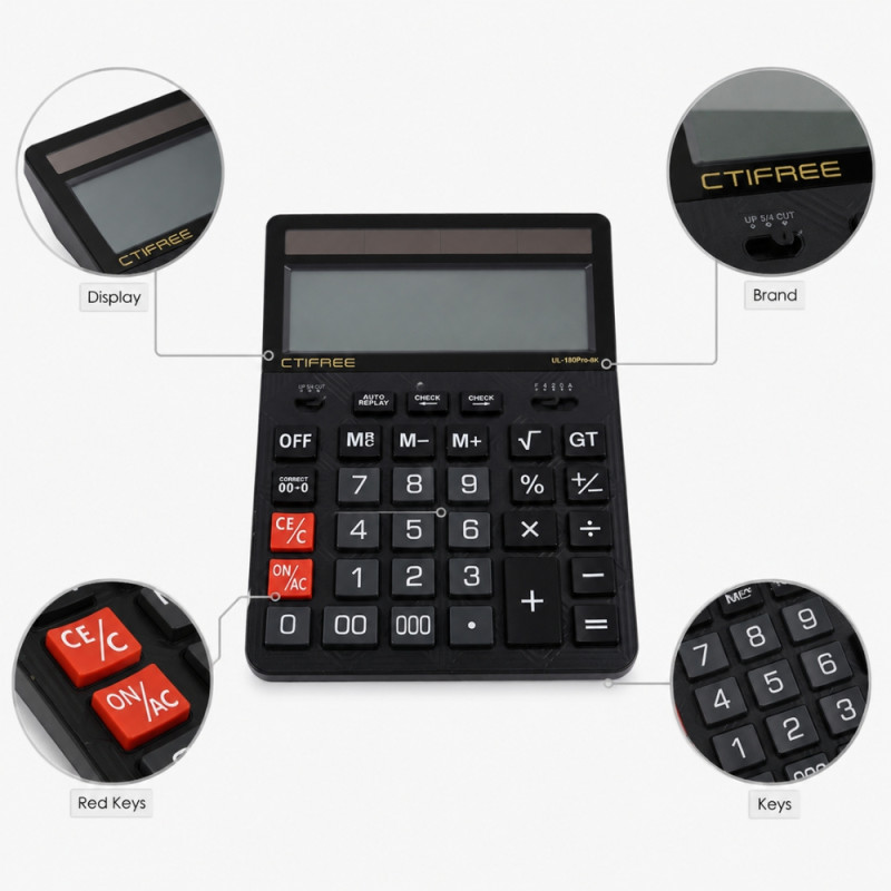 Digital Calculator - 14 Digits Ultra Large Display Desktop Calculator