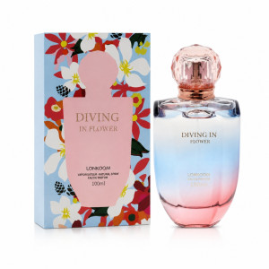 Insulated Diving in Flower – Clear (Pink)